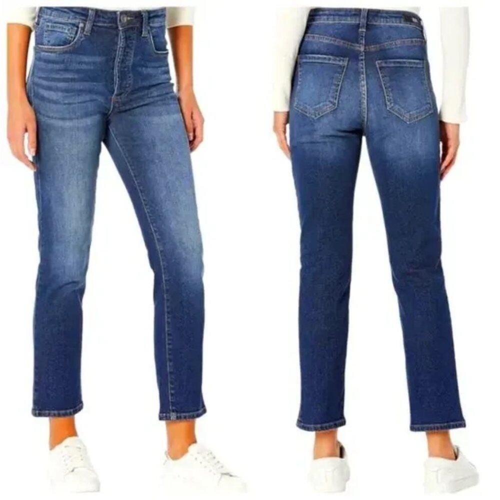 KFTK Rosa Vintage Ankle Straight leg distressed jeans